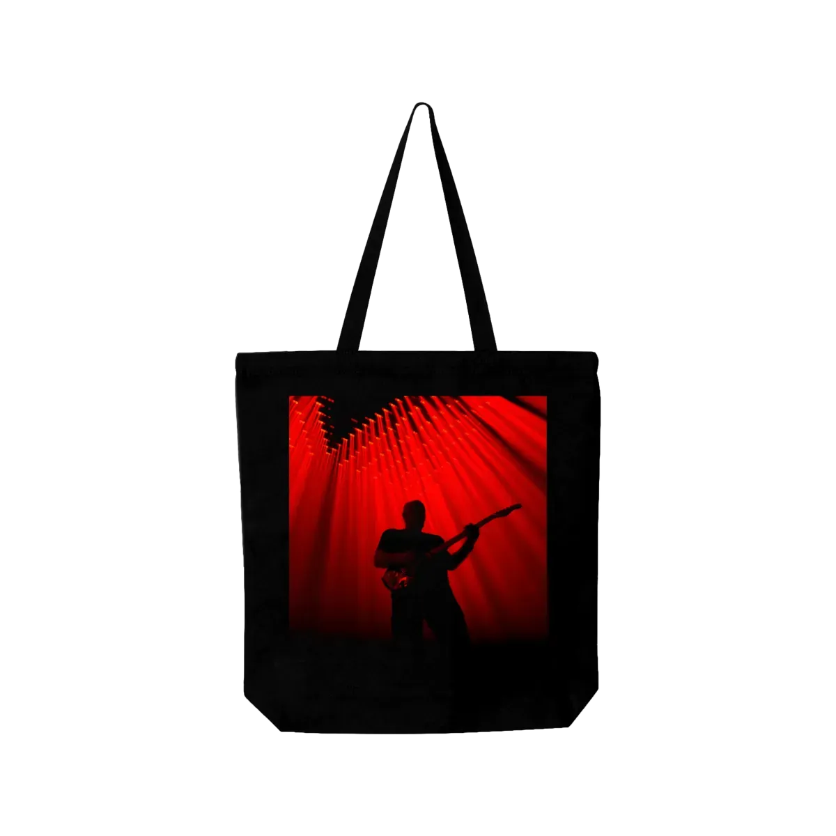 Red Lights Black Cat Tote Bag