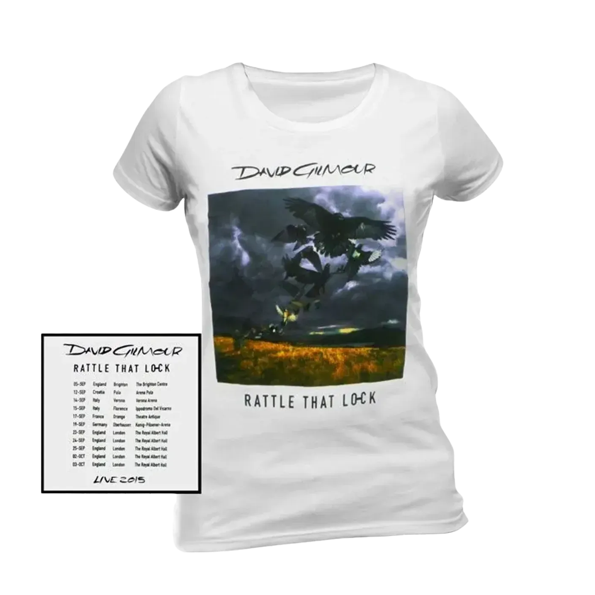 Women's Rattle That Lock Cover European Tour T-Shirt