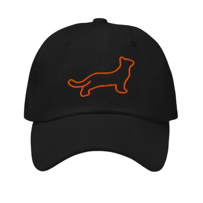 Black Cat Embroidered Hat