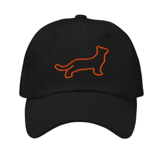 Black Cat Embroidered Hat