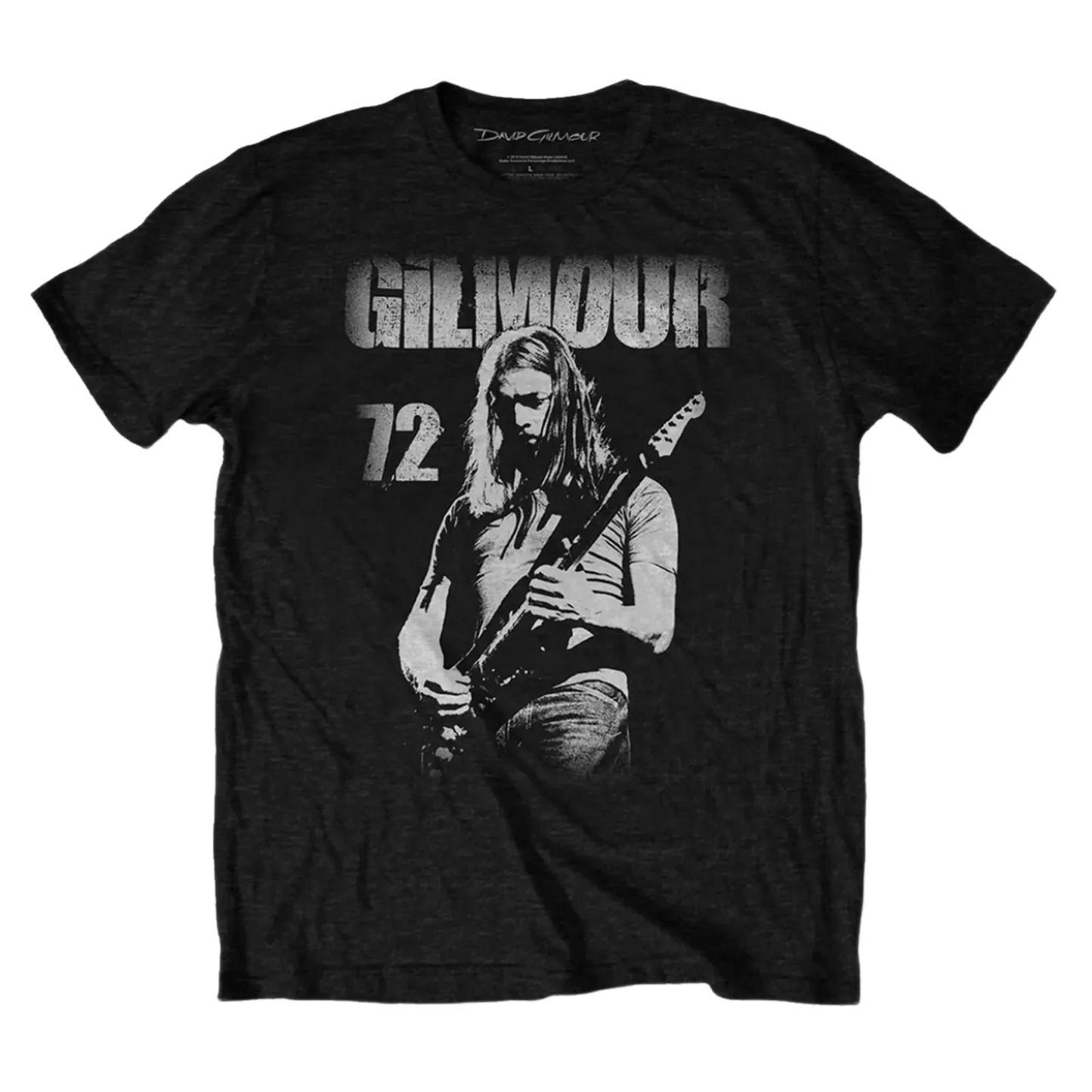 David Gilmour 72 Black T-Shirt