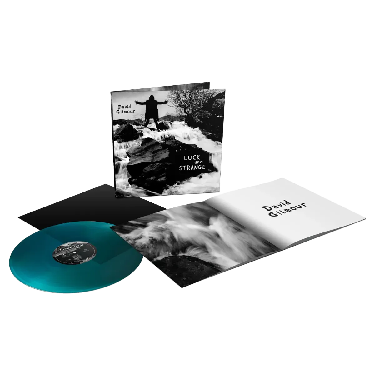 David Gilmour Luck And Strange Translucent Sea Blue Vinyl