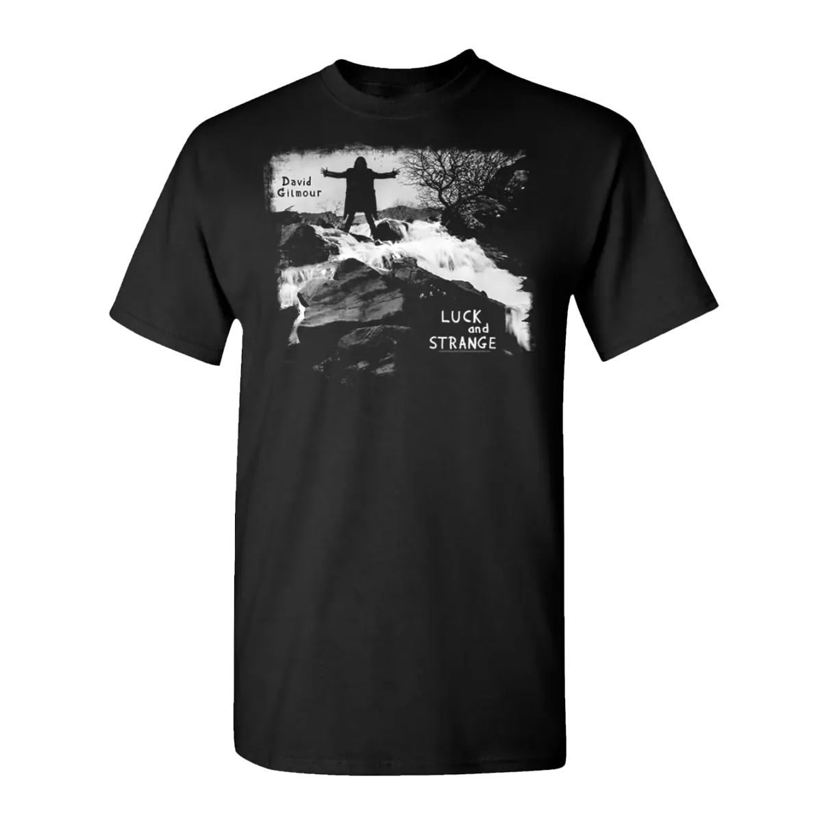 David Gilmour Luck and Strange Black T-Shirt