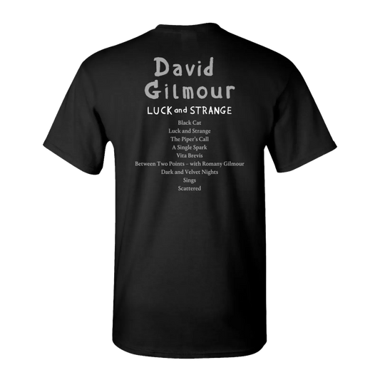 David Gilmour Luck and Strange Black T-Shirt