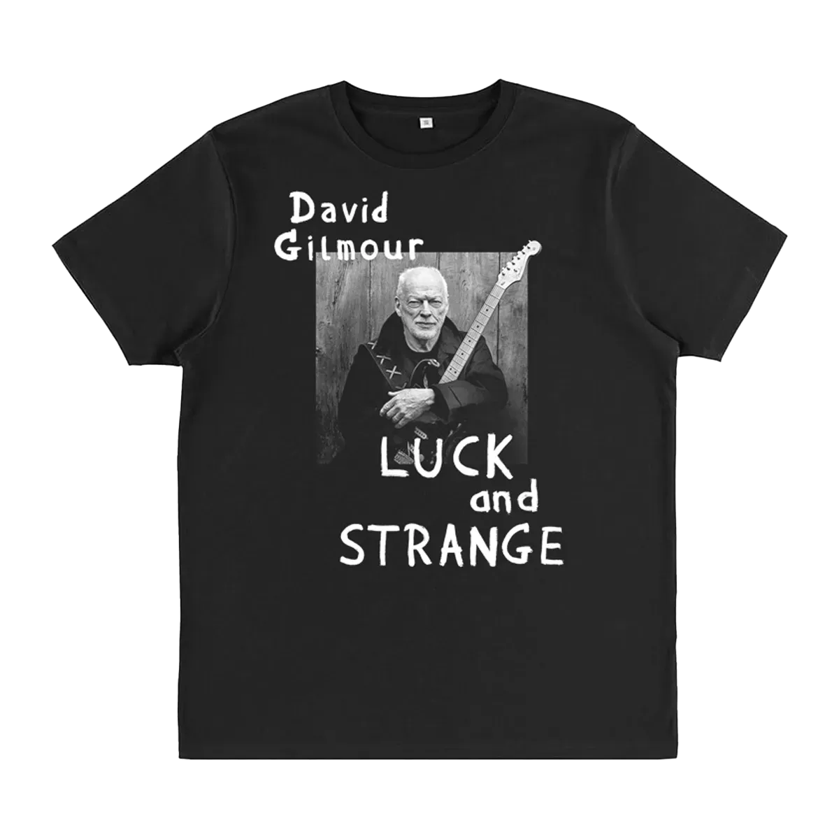 David Gilmour Portrait Black T-Shirt
