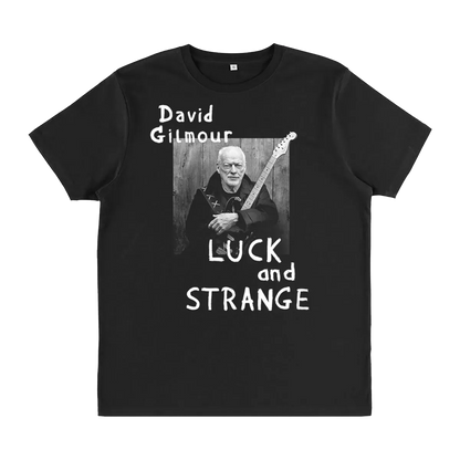 David Gilmour Portrait Black T-Shirt