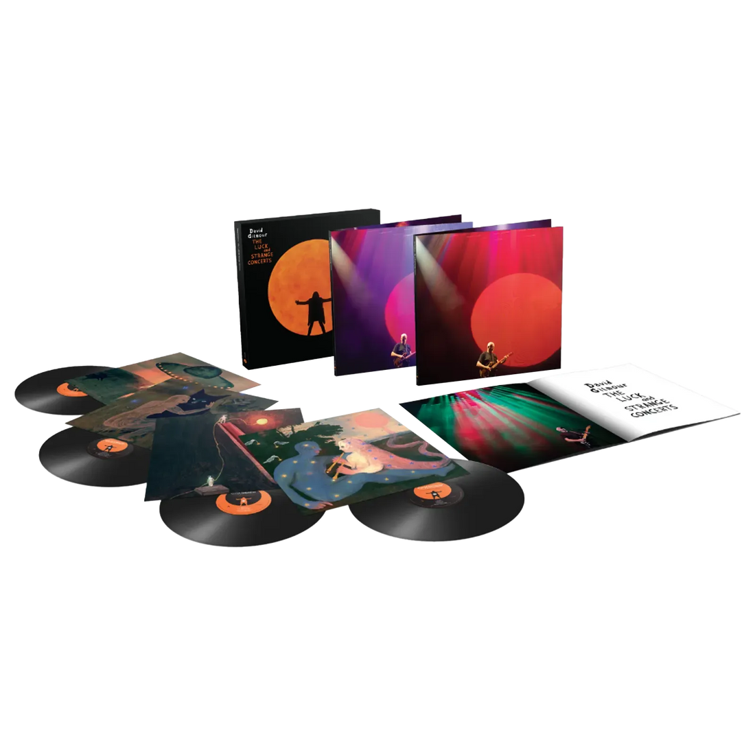David Gilmour THE LUCK and STRANGE Concerts 4LP Vinyl Box Set