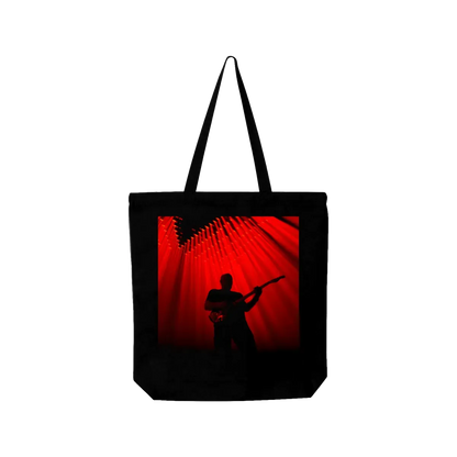 Red Lights Black Cat Tote Bag