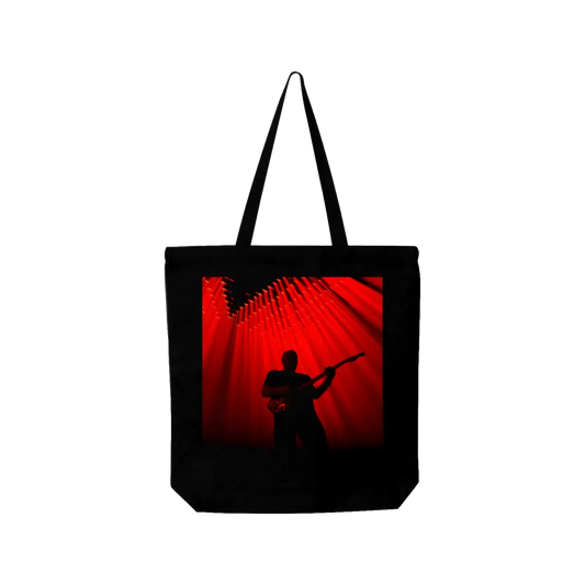 Red Lights Black Cat Tote Bag