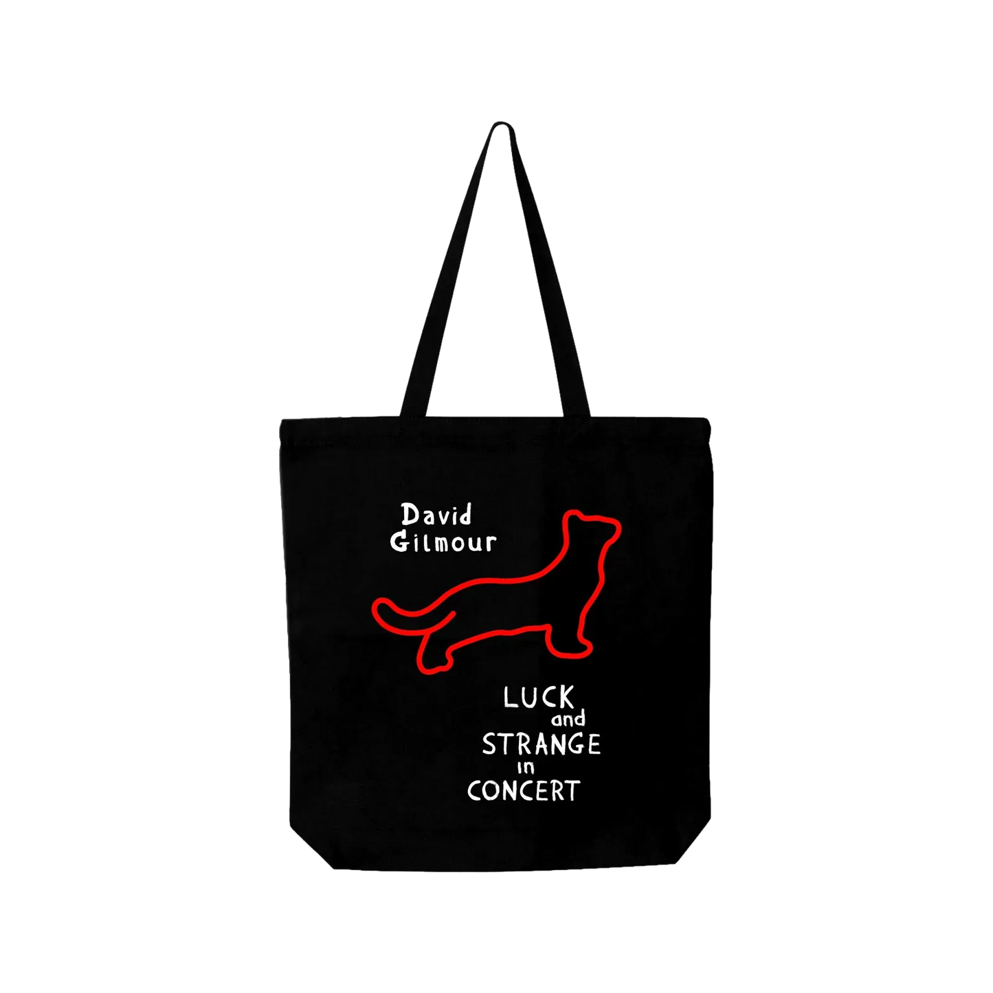Red Lights Black Cat Tote Bag